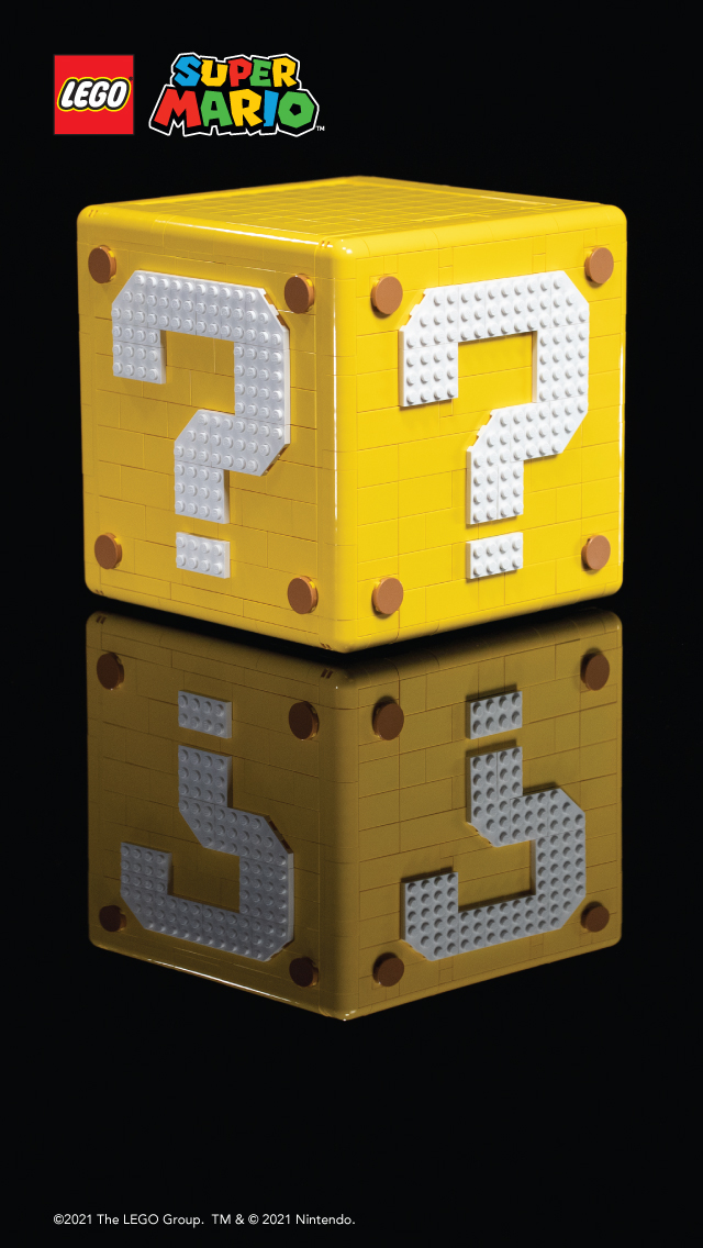 my.nintendo.com/Wallpaper – LEGO Super Mario 64 - Question Mark Block - [1]/LEGO_Super_Mario_64_Q_Block_Wallpaper_1_(640x1136).jpg